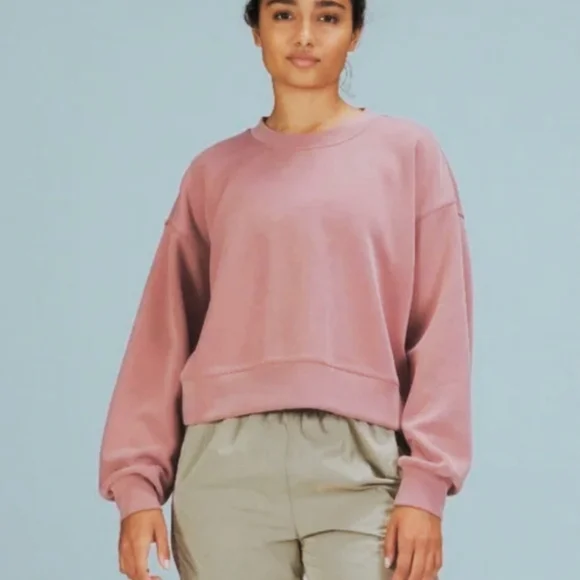 Lululemon softstreme perfectly oversized cropped crew - Picture 7 of 7